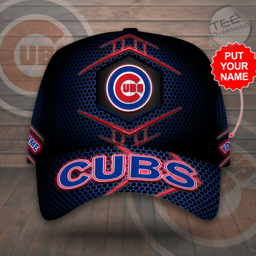 Personalised Chicago Cubs hat cap F