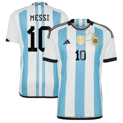 Personalized Argentina National Team Jersey and Shorts Set