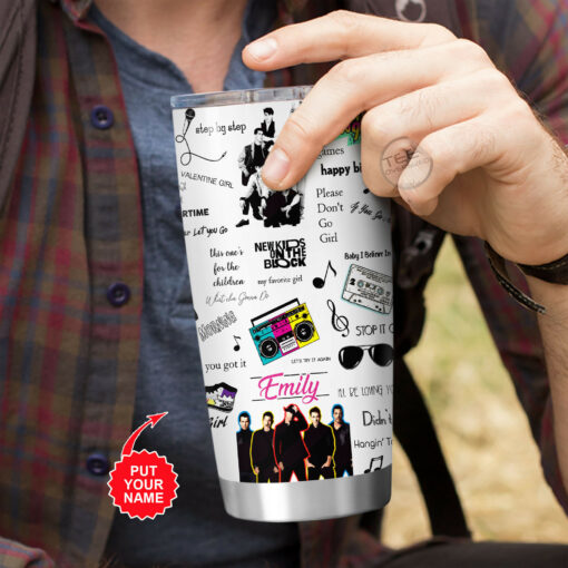 Personalized Kids On The Block Tumbler Cup OVS26623S4