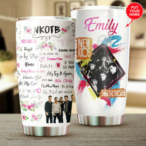 Personalized New Kids On The Block Tumbler Cup OVS29623S1