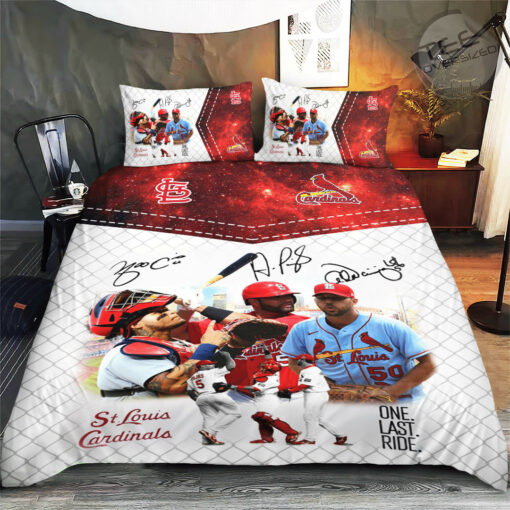 Personalized St. Louis Cardinals bedding set 06