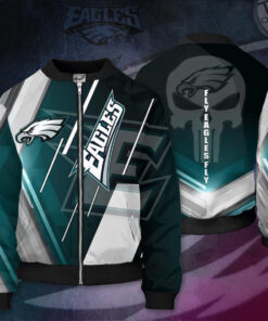 Philadelphia Eagles 3D Bomber Jacket 02