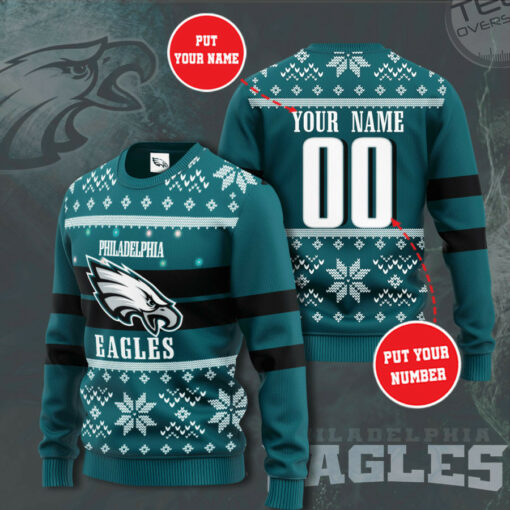 Philadelphia Eagles best designer 3D sweater 02