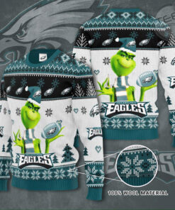 Philadelphia Eagles best designer 3D sweater 04