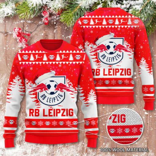 RB Leipzig 3D Christmas Sweater 2022
