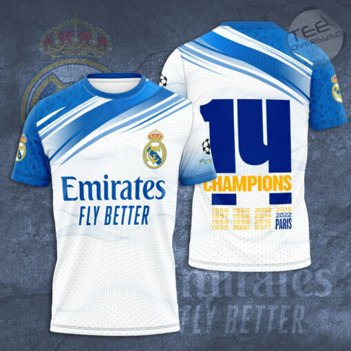 Real Madrid 2022 3D T shirt