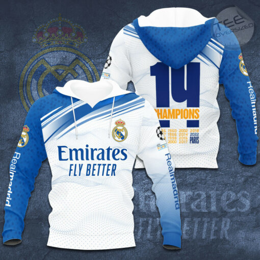 Real Madrid 2022 3D hoodie