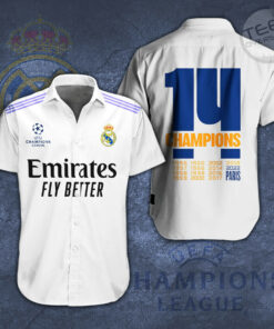 Real Madrid 3D Short Sleeve Dress Shirt 06