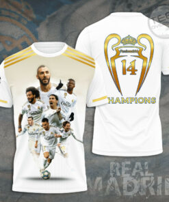 Real Madrid 3D apparel T shirt