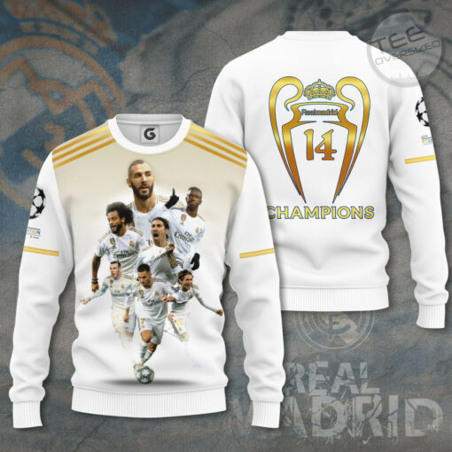 Real Madrid 3D apparel sweatshirt