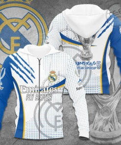 Real Madrid 3D zip up hoodie