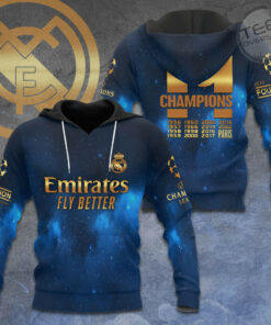 Real Madrid FC 3D hoodie