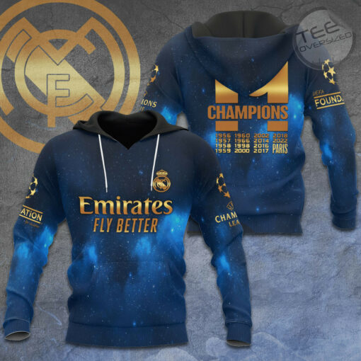 Real Madrid FC 3D hoodie