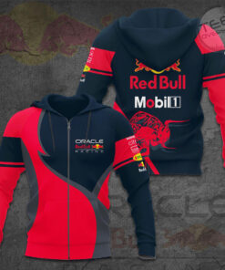 Red Bull Racing 3D Apparels zip up hoodie