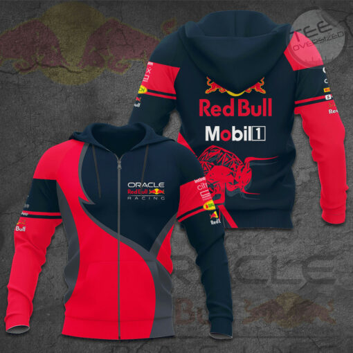 Red Bull Racing 3D Apparels zip up hoodie