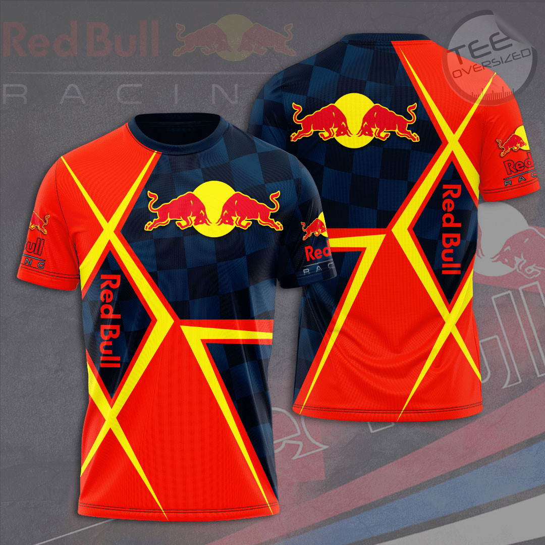Red Bull Racing T-shirt Design 4 Formula 1 - Oversized Tee | Over Sized ...