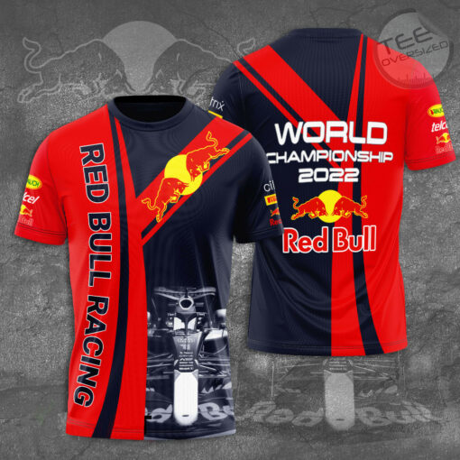 Red Bull Racing Word Championship 3D Apparels T shirt