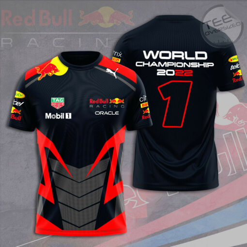 Red Bull Racing x Max Verstappen 3D T shirt
