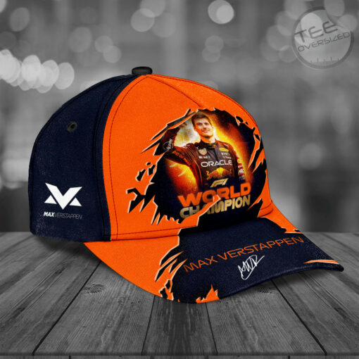 Red Bull Racing x Max Verstappen F1 World Championship Cap Custom Hat 02