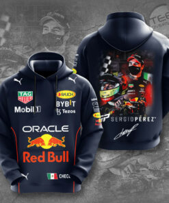 Red Bull Racing x Sergio Perez Mendoza 3D hoodie