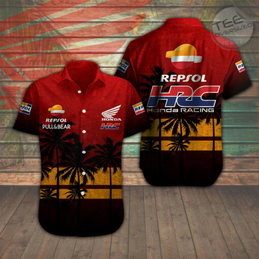 Repsol Honda Hawaiian Shirt