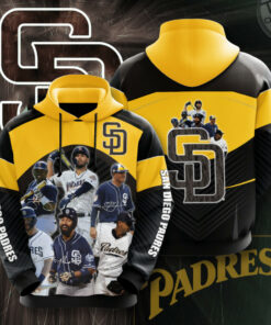 San Diego Padres 3D Hoodie 03