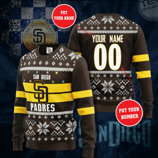 San Diego Padres 3D Sweatshirt 01