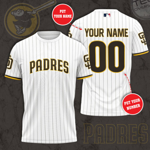 San Diego Padres 3D T shirt 02