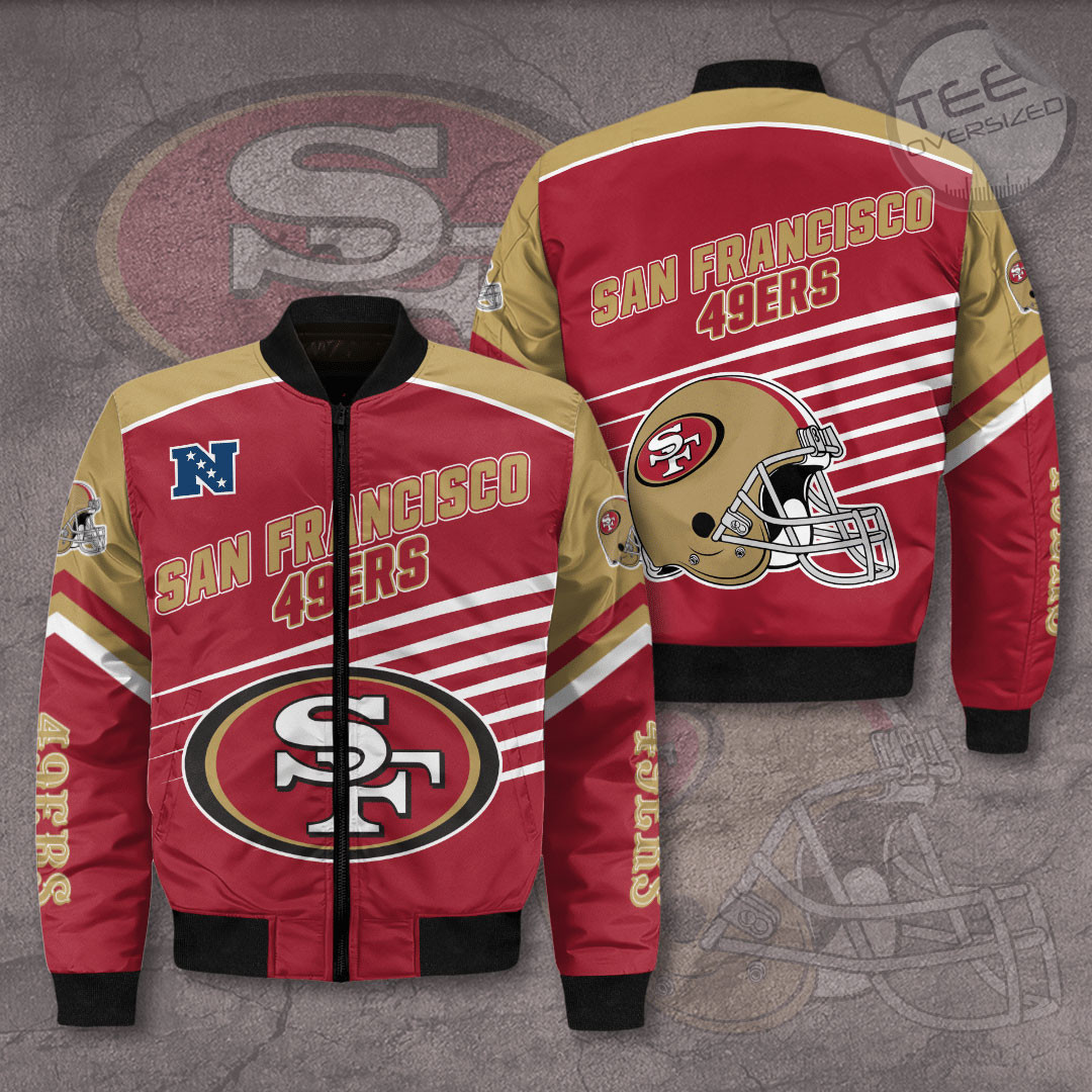 San Francisco 49ers Bomber Jacket 3D - NFL Clothes - OversizedTee.com