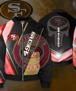 San Francisco 49ers 3D Bomber Jacket 04