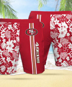 San Francisco 49ers 3D Hawaiian Short 01
