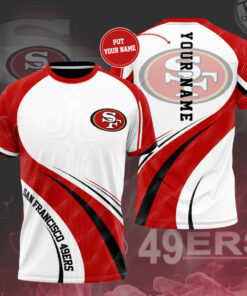 San Francisco 49ers 3D T shirt 01