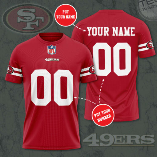 San Francisco 49ers 3D T shirt 04