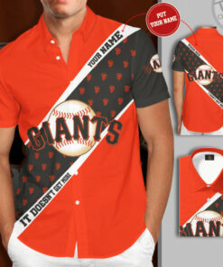 San Francisco Giants 3D Sleeve Dress Shirt 02