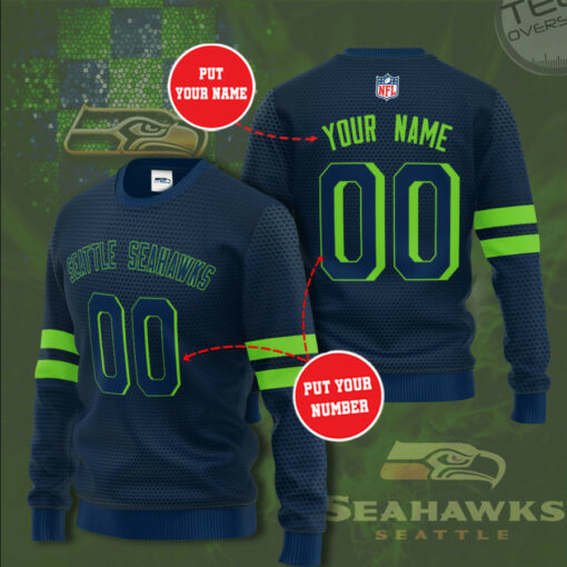 Seattle Seahawks 3D Sweatshirt 02