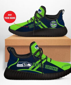 Seattle Seahawks Custom Sneakers 09