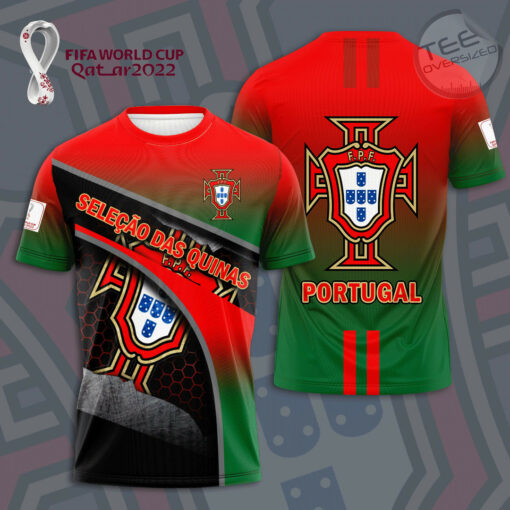 Selecao Portuguesa de Futebol 3D T shirt