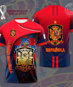 Spain National Football Team 3D T shirt