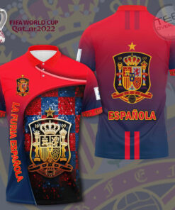 Spain National Football Team 3D polo
