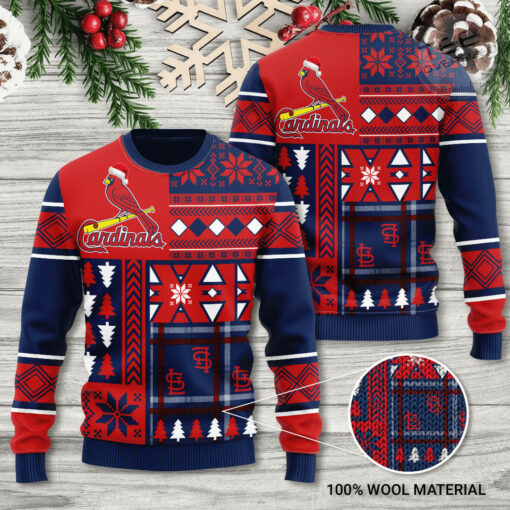 St. Louis Cardinals Christmas 3D Sweater S1
