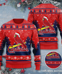 St. Louis Cardinals Christmas 3D Sweater S2