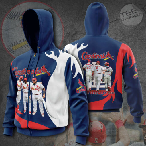 St. Louis Cardinals zip hoodie Apparels