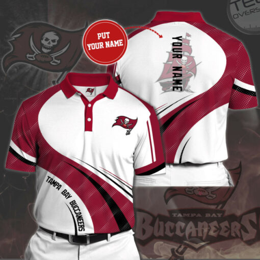 Tampa Bay Buccaneers 3D Polo 01
