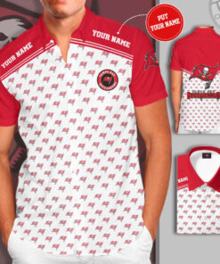 Tampa Bay Buccaneers 3D Short Sleeve Dress Shirt 03
