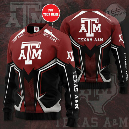 Texas AM Aggies 3D Sweatshirt 01