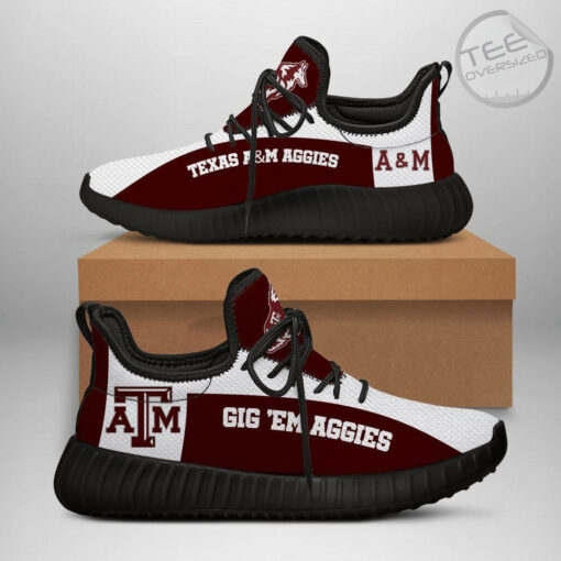 Texas AM Aggies Yeezy Shoes 01