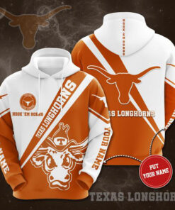 Texas Longhorns 3D Hoodie 03