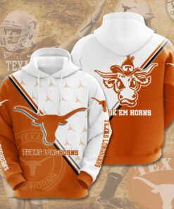 Texas Longhorns 3D Hoodie 05
