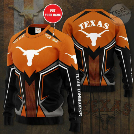 Texas Longhorns 3D Sweatshirt 01