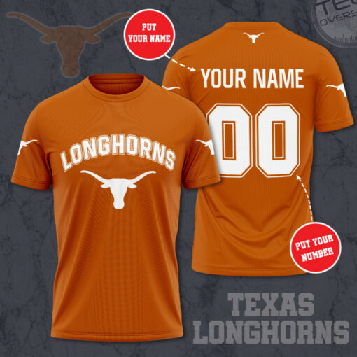 Texas Longhorns 3D T shirt 02